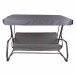 Hollywoodschaukel >Parma< in anthrazit - 209x171x132 (BxHxT)