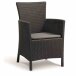 Gartenlounge-Set >Iowa< (3-teilig) in graphit, grau - 70x65x80 (BxHxT)