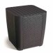 Gartenlounge-Set >Iowa< (3-teilig) in graphit, grau - 70x65x80 (BxHxT)