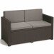Gartenlounge-Set >Monaco< (4-teilig) in graphit, grau - 39x53x115 (BxHxT)