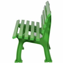 Gartenbank >Ibiza< in apfelgrün, Kunststoff -...