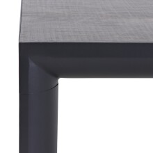 Gartentisch >Silva< in matt anthrazit, washed grey - 180x74x100 (BxHxT)