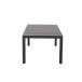 Gartentisch >Silva< in matt anthrazit, washed grey - 180x74x100 (BxHxT)