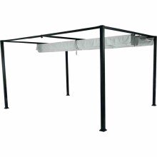Pavillon >Sky< in anthrazit, Aluminium, Stahl,...