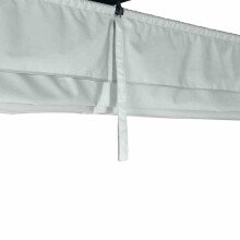 Pavillon >Sky< in anthrazit, Aluminium, Stahl, Polyester - 400x223x300cm (BxHxT)