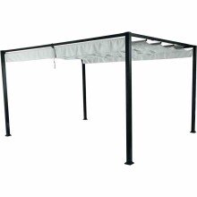 Pavillon >Sky< in anthrazit, Aluminium, Stahl,...