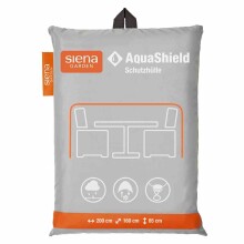 Gartenmöbel-Schutzhülle >AquaShield< in grau - 200x85x160 (BxHxT)