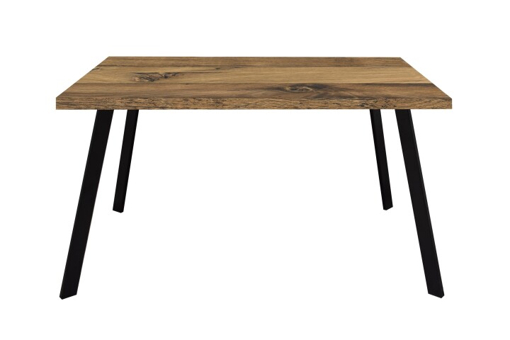 Esstisch >Big System< in schwarz matt / plankeneiche - 140x77x90cm (BxHxT)