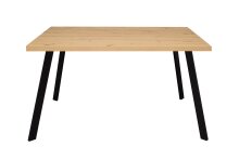 Esstisch >Big System< in schwarz matt / asteiche -...
