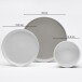 Geschirr-Set >Stockholm< (16-tlg.) in sand und taupe, Steingut - 25cm (D)