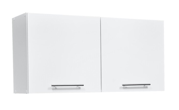 EDDY Moderner Hängeschrank Küche in Weiß matt - Geräumiger Küchenschrank mit viel Stauraum - 100 x 50 x 31 cm (B/H/T)