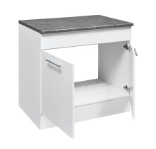 EDDY Moderner Spülenunterschrank Küche in...