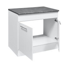 EDDY Moderner Spülenunterschrank Küche in...