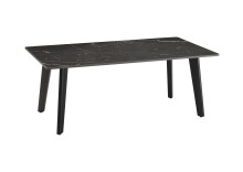Couchtisch >2166-05< in Schwarz marmoroptik matt,...