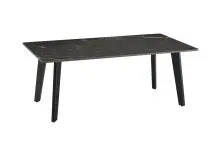 Couchtisch >2166-05< in Schwarz marmoroptik matt,...