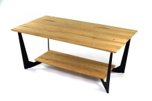 Couchtisch >2175< in Eiche, Massivholz -...