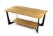 Couchtisch >2175< in Eiche, Massivholz - 110x46x60cm (BxHxT)