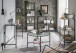 Ablageregal >3020< in Klarglas, Ablage Glas - 51x175x36cm (BxHxT)