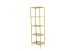 Ablageregal >3020-39< in Gold, Ablage Glas - 51x175x36cm (BxHxT)