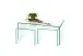 Couchtisch >7/121< in Klarglas, Glas - 90x38x50cm (BxHxT)