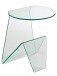 Beistelltisch >7/173< in Klarglas, Glas - 45x41x41cm (BxHxT)