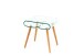 Beistelltisch >7/208< in Klarglas, Glas - 50x49x40cm (BxHxT)