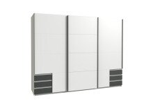Schwebetürenschrank >Seattle< in WEISS +...