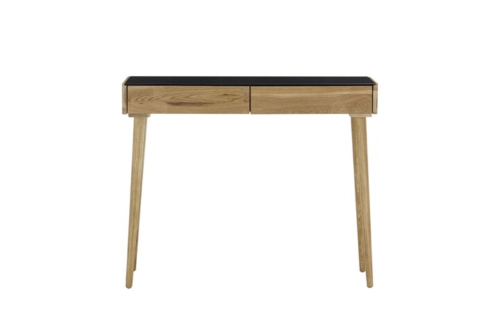 Konsole >NATA< in holzfarben, Eiche massiv - 100x80x35cm (BxHxT)