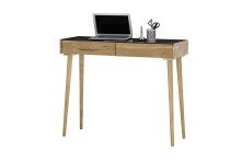 Konsole >NATA< in holzfarben, Eiche massiv - 100x80x35cm (BxHxT)