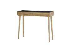 Konsole >NATA< in holzfarben, Eiche massiv - 100x80x35cm (BxHxT)