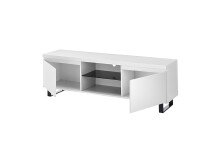 Lowboard >AUSTIN< in weiß, HWP - 166x54x40cm (BxHxT)