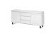 Sideboard >AUSTIN< in modern white, HWP - 166x74x40cm (BxHxT)