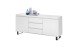Sideboard >AUSTIN< in modern white, HWP - 166x74x40cm (BxHxT)