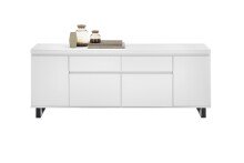 Sideboard >AUSTIN< in modern white, HWP -...