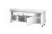 Sideboard >AUSTIN< in modern white, HWP - 191x74x40cm (BxHxT)
