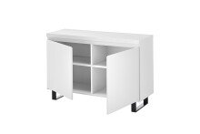 Kommode >AUSTIN< in modern white, HWP - 111x74x40cm (BxHxT)