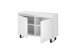 Kommode >AUSTIN< in modern white, HWP - 111x74x40cm (BxHxT)