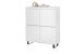 Highboard >AUSTIN< in modern white, HWP - 111x130x40cm (BxHxT)
