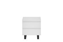 Nachtkonsole >AUSTIN< in modern white, HWP -...