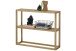 Konsole >BANTRY< in holzfarben, Eiche massiv - 99x80x26cm (BxHxT)