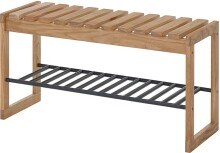 Schuhbank >BANTRY< in holzfarben, Eiche massiv...