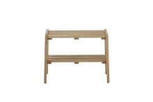 Sitzbank >BANTRY< in holzfarben, Eiche massiv geölt - 60x45x36cm (BxHxT)