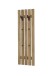 Garderobenpaneel >BANTRY< in holzfarben, Eiche massiv geölt - 38x120x14 (BxHxT)