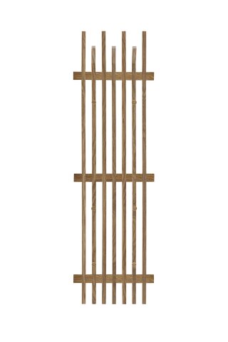 Garderobenpaneel >BANTRY< in holzfarben, Eiche massiv geölt - 40x135x11 (BxHxT)