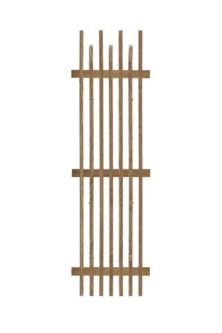 Garderobenpaneel >BANTRY< in holzfarben, Eiche massiv geölt - 40x135x11 (BxHxT)