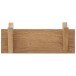 Garderobenpaneel >BANTRY< in holzfarben, Eiche massiv geölt - 30x13x12cm (BxHxT)