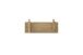 Garderobenpaneel >BANTRY< in holzfarben, Eiche massiv geölt - 30x13x12cm (BxHxT)