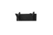 Garderobenpaneel >BANTRY< in schwarz, Eiche massiv gebeizt - 30x13x12cm (BxHxT)