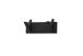 Garderobenpaneel >BANTRY< in schwarz, Eiche massiv gebeizt - 30x13x12cm (BxHxT)