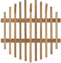 Garderobenpaneel >BANTRY< in holzfarben -...